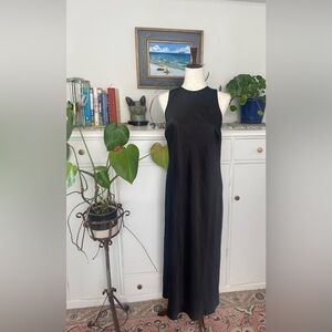 House of Harlow 1960 Black Maxi slip Dress